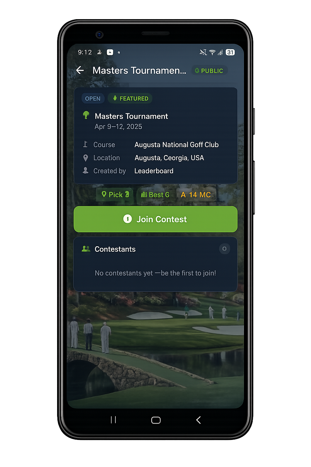 Leaderboard Fantasy on Android